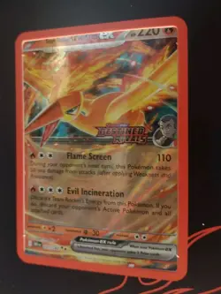 Team Rockets Destined Rivals Moltres Ultra Collection 3 Promo Card Lot 229/082 - Image 3