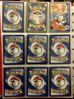 Vintage Pokemon Card Collection - No Binder Lot 5 Pages - Holo - Modern LP/NM - Image 2