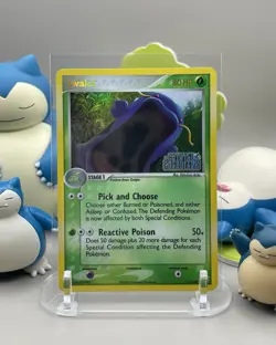 Swalot 11/100 EX Crystal Guardians Reverse Holo Pokemon English Card - Image 1