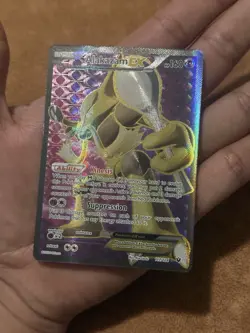 Pokemon Card - Alakazam EX Fates Collide 117/124 Full Art Holo Rare NM 2016 - Image 1