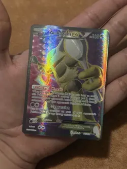 Pokemon Card - Alakazam EX Fates Collide 117/124 Full Art Holo Rare NM 2016 - Image 2