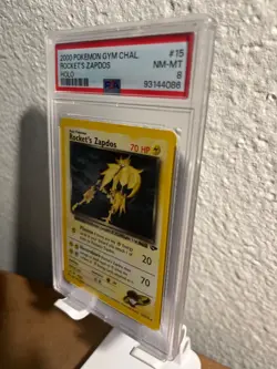 Rocket’s Zapdos 15/132 Gym Challenge Holo Rare Pokemon Card - Image 3