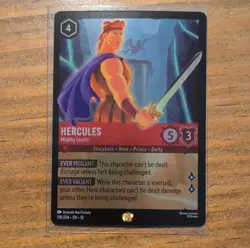 Disney Lorcana Hercules-Mighty Leader Character Card 118/204 TCG Cold Foil - Image 5