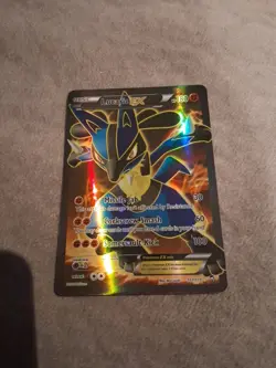 Pokemon Lucario EX Full Art Ultra Holo Card Furious Fists 107/111 (Near Mint) - Image 1