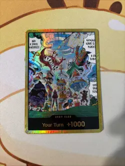 DON!! Card (Egghead) (Gold) The Azure Sea's Seven Foil - Image 1