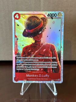 Monkey.D.Luffy OP12-015 Legacy of the Master Foil one piece card game - Image 1