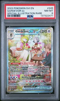 Pokemon Gardevoir EX TCG Special Illustration Rare Card 245/198 PSA Graded 8 - Image 1