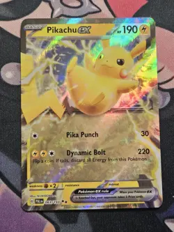 Pikachu ex 063/193 Paldea Evolved Double Rare Pokemon Card Mint (378) - Image 1