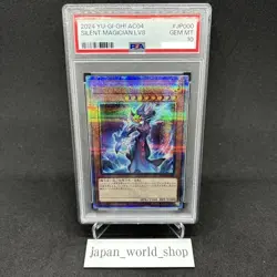 PSA 10 Silent Magician LV8 AC04-JP000 Quarter Century 25th Yugioh Card Japanese - Image 1