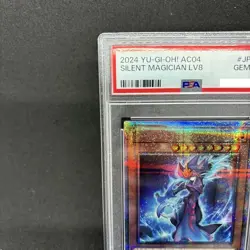 PSA 10 Silent Magician LV8 AC04-JP000 Quarter Century 25th Yugioh Card Japanese - Image 2