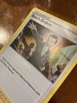 Pokemon Card TCG Boss’s Orders 154/192 Holo Rare Rebel Clash HP Giovanni Rocket - Image 3