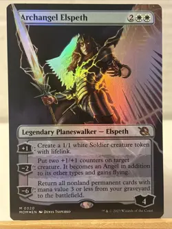 Archangel Elspeth (Borderless) March of the Machine Foil - Image 1