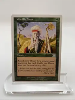 Worldly Tutor 6th Edition 1999 Near Mint Mtg Magic The Gathering David O’Connor - Image 1