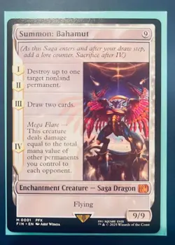 MTG Summon: Bahamut Final Fantasy MYTHIC Regular NM UNPLAYED - Image 1