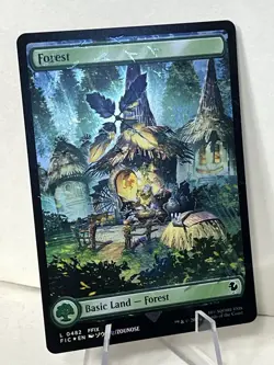 FOREST - FULL ART - CHOCOBO TRACK FOIL #482 - Final Fantasy - NM MTG - Image 2