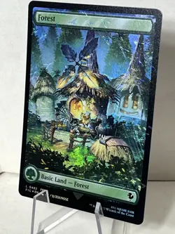 FOREST - FULL ART - CHOCOBO TRACK FOIL #482 - Final Fantasy - NM MTG - Image 3