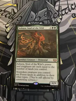 MTG x1 Ashaya, Soul of the Wild - Duskmourn Commander (Never Played) - Image 1