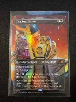 Thanos - The Soul Stone (Borderless) Marvel's Spider-Man Foil M 0243 - Image 1