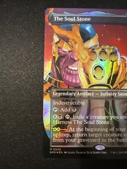 Thanos - The Soul Stone (Borderless) Marvel's Spider-Man Foil M 0243 - Image 3