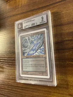 MTG✨UNDERGROUND RIVER✨Deckmasters BGS Quad 9’s++ MINT RARE Land 2001 POP 1 ! - Image 4