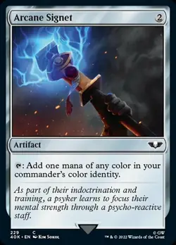 4x Arcane Signet (229) NM-Mint, English Commander: Universes Beyond: Warhammer 4 - Image 1