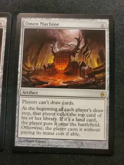 2x Omen Machine New Phyrexia NM LP Magic The Gathering MTG Tcg See Pics - Image 3
