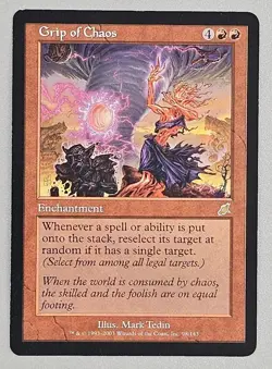 Grip of Chaos Scourge Regular Vintage Magic the Gathering LP Excellent - Image 1