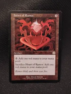 Heart of Ramos Mercadian Masques Regular Moderately Played Non Foil - Image 1