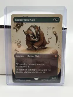 Badgermole Cub Extended Art #0326 MTG Avatar English Non-Foil - Image 1