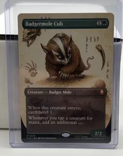 Badgermole Cub Extended Art #0326 MTG Avatar English Non-Foil - Image 2