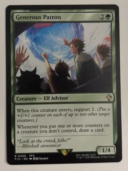 Generous Patron - FIC 0305 Rare MTG Magic - Image 1