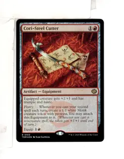 MTG SkeenAB Cori-Steel Cutter FOIL from TDM. NM. - Image 1