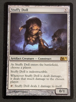 MTG Card - 1x Stuffy Doll - Magic Core Set 2013 - LP - Rare Artifact - #213 - Image 1