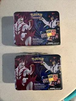 Pokemon TCG 2021 Spring Collector Chest Booster Box Sealed Lunch Box Tin Lot 2x - Image 1