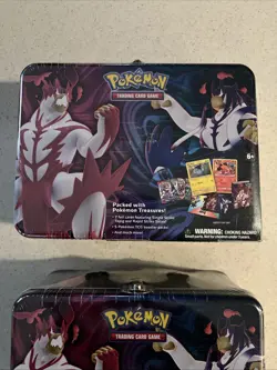 Pokemon TCG 2021 Spring Collector Chest Booster Box Sealed Lunch Box Tin Lot 2x - Image 3