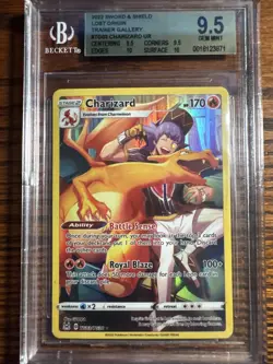 Pokemon TCG Charizard Lost Origin Trainer Gallery TG03/TG30 BGS 9.5 Gem Mint - Image 1