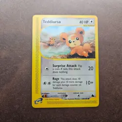 Teddiursa 109/144 Pokemon Skyridge Regular Card - LP - Image 1