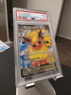 2016 POKEMON XY GENERATION RADIANT COLLECTION #RC28/RC32 FLAREON EX FA PSA 7 - Image 1