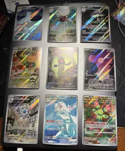 NM Pokemon Lot Collection Of (x9) Cards All Different Illustration Rare - Image 1