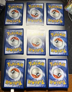 NM Pokemon Lot Collection Of (x9) Cards All Different Illustration Rare - Image 5