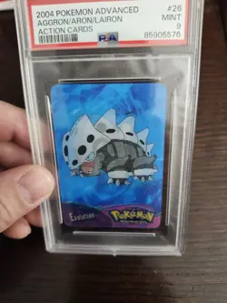 2004 Pokemon Aggron PSA 9 Action Card Lenticular - Image 2