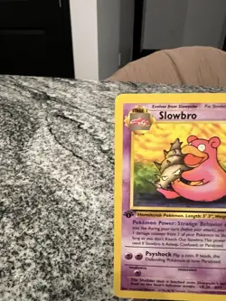 Slowbro 1st Edition 1999 Fossil Pokemon Card 43/62 - Image 2