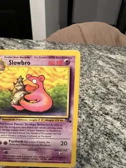 Slowbro 1st Edition 1999 Fossil Pokemon Card 43/62 - Image 3