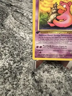 Slowbro 1st Edition 1999 Fossil Pokemon Card 43/62 - Image 5