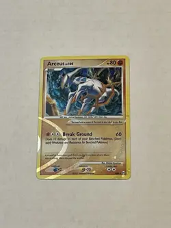 Pokemon TCG Arceus AR8 Platinum Arceus Holo Rare 2009 LP - Image 3