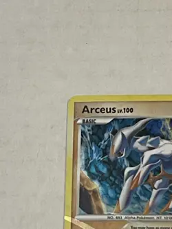 Pokemon TCG Arceus AR8 Platinum Arceus Holo Rare 2009 LP - Image 4