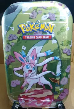 Pokemon TCG Scarlet & Violet Prismatic Evolutions Mini Tin SEALED NEW Sylveon - Image 1