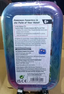 Pokemon TCG Scarlet & Violet Prismatic Evolutions Mini Tin SEALED NEW Sylveon - Image 5