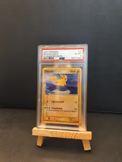 2007 Pokemon Pikachu Holo P5 Inverted Back PSA 6 - Image 1