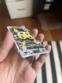 [LP] Raw Pretend Team Skull Pikachu 013/SM-P Special Holo Japanese Pokemon Card - Image 3